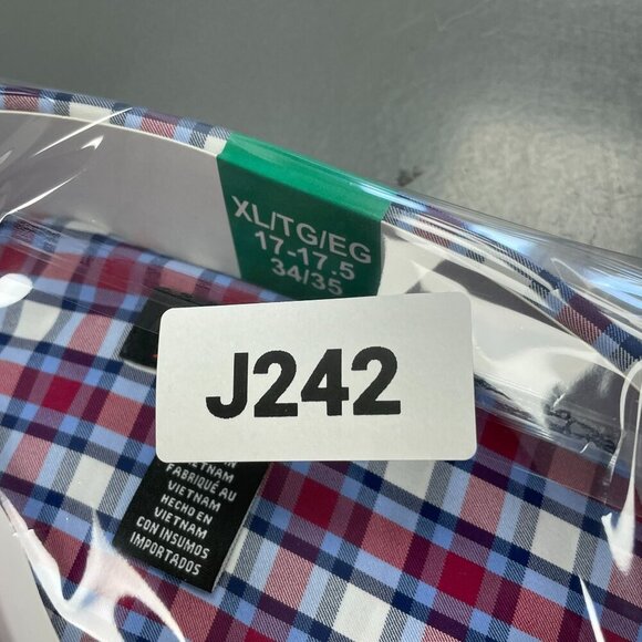 NEW Kirkland Signature Men's XL Performance Sport Dress Shirt Plaid - Picture 8 of 8